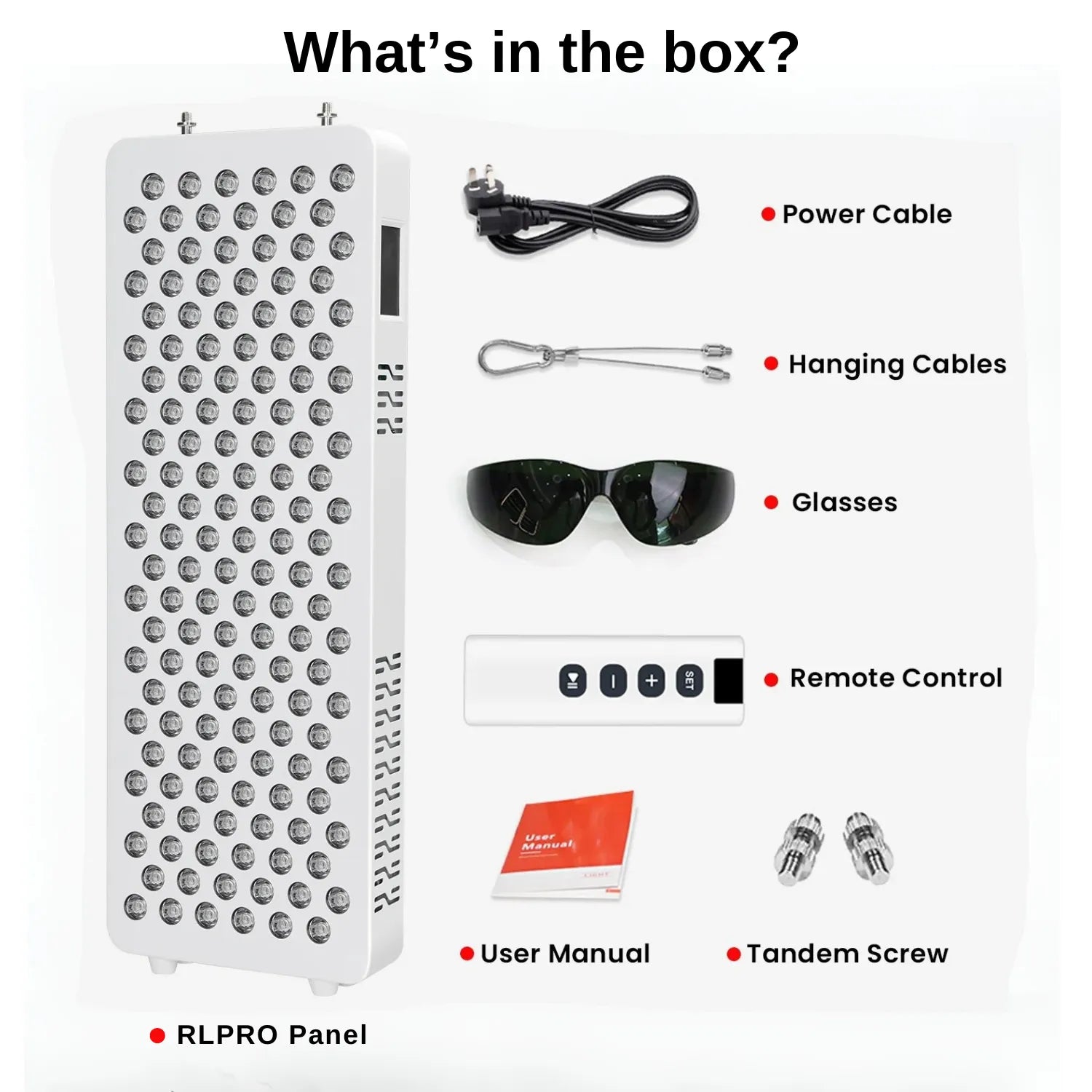 Full Spectrum Red Light Therapy Panels