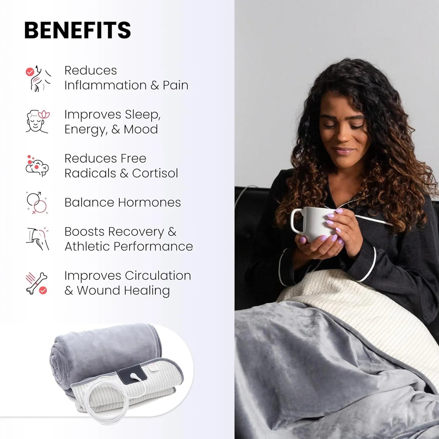 Grounding Blanket for Sleep & Recovery