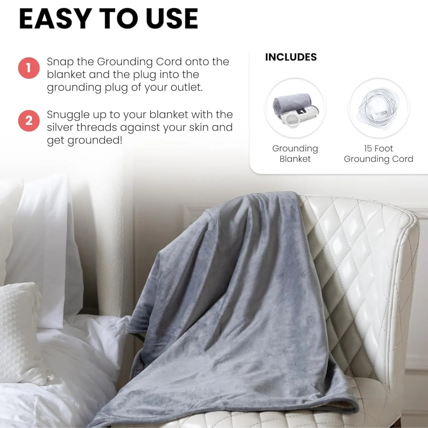 Grounding Blanket for Sleep & Recovery